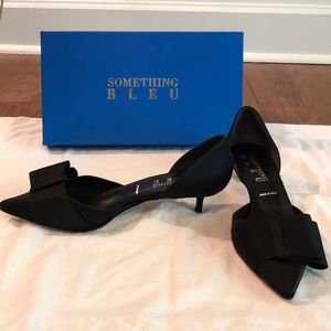 Something Bleu Kitten Heels Shoes 7.5